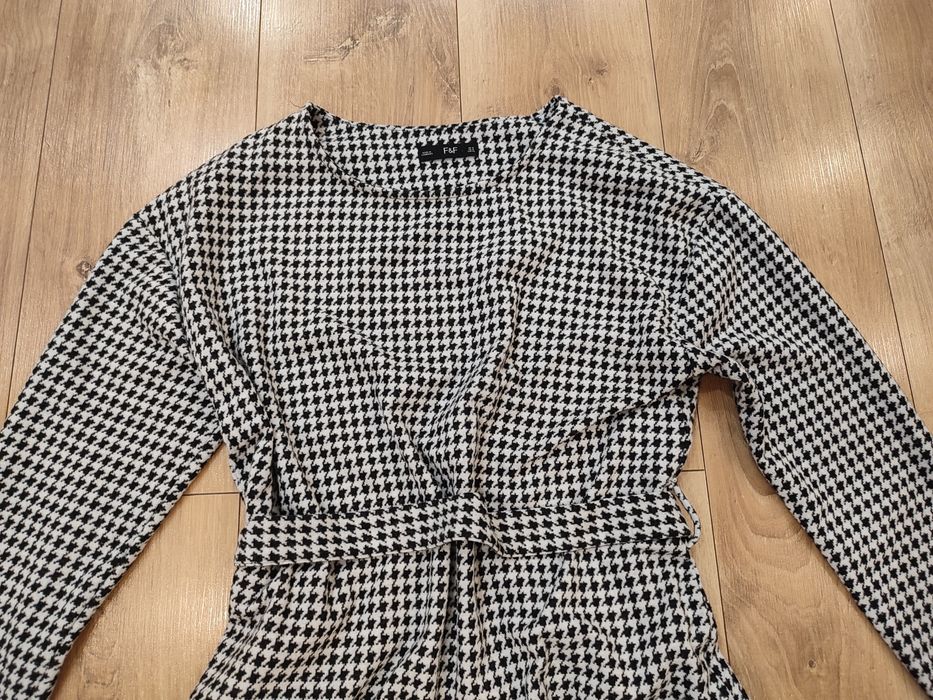 Tunika w pepitkę F&F rozmiar 42 XL