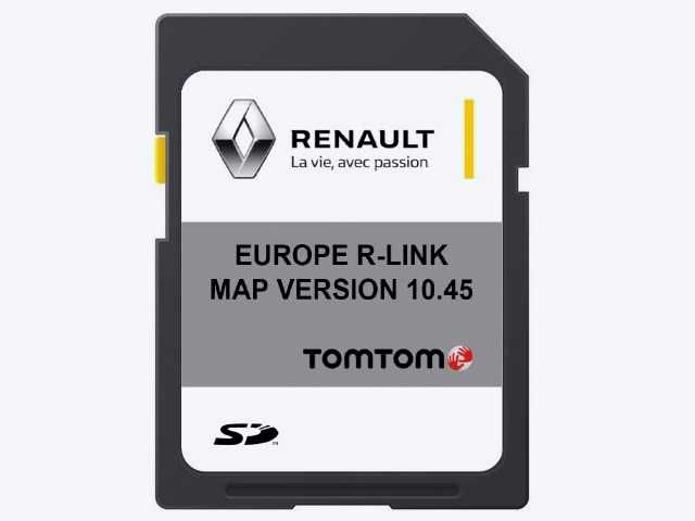 Карты навигации - Renault R-Link - Megane Scenic Zoe Master Traffic