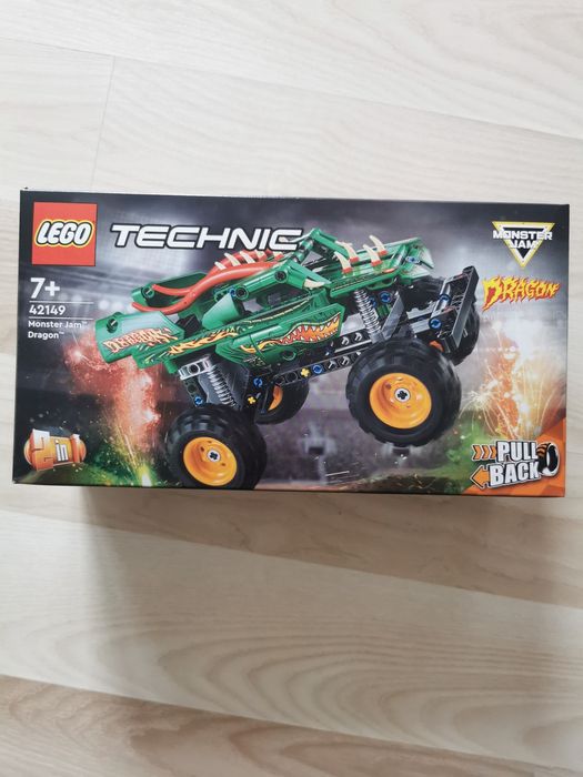 Nowe LEGO Technic 42149 Monster Jam Dragon nowy