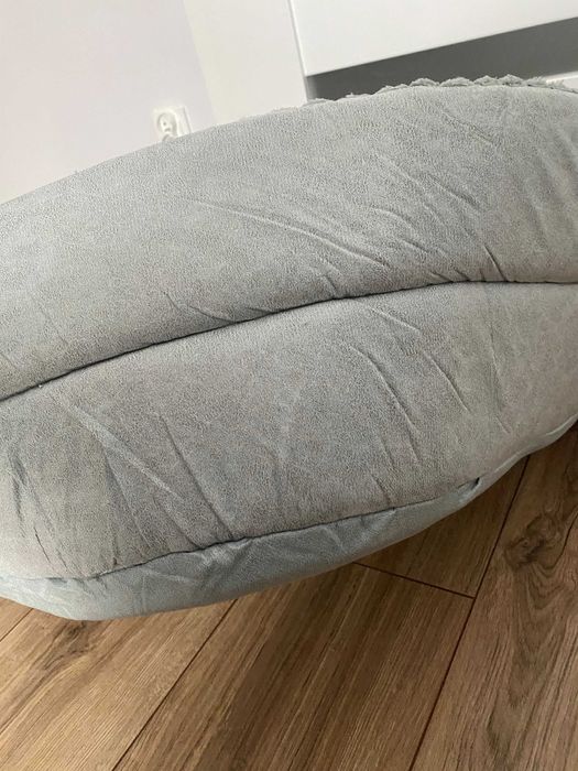 Duże Legowisko Dla Psa Kota Szare XXL 100x80 Kanapa Kojec Łóżko Azyl