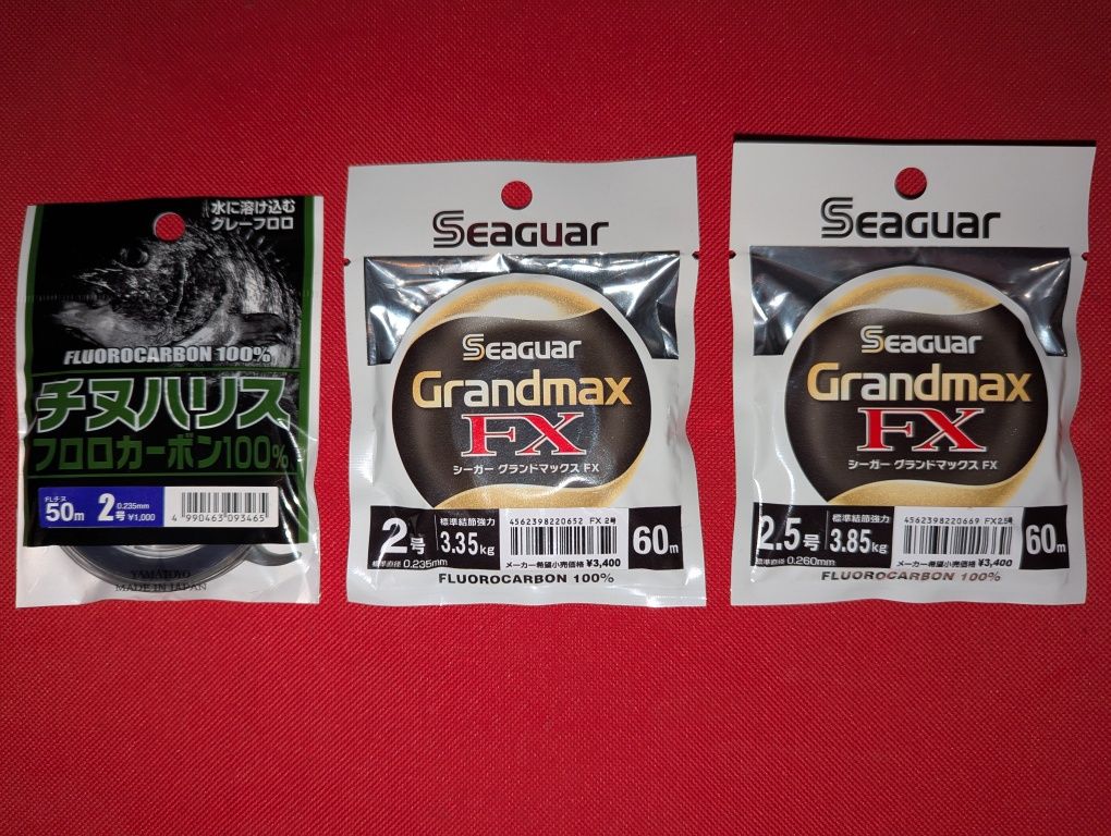 Sunline pe Jigger, Egi, ULT, HS, Rapala, Seaguar grand max fx,Yamatoyo
