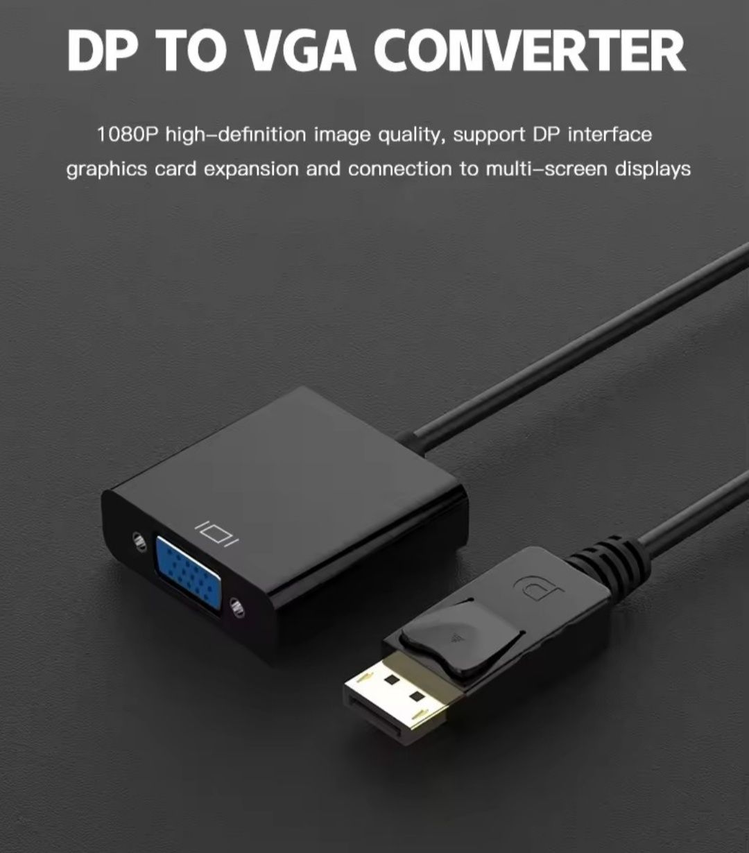 адаптер переходник hdmi,vga,DP,dvi,rca