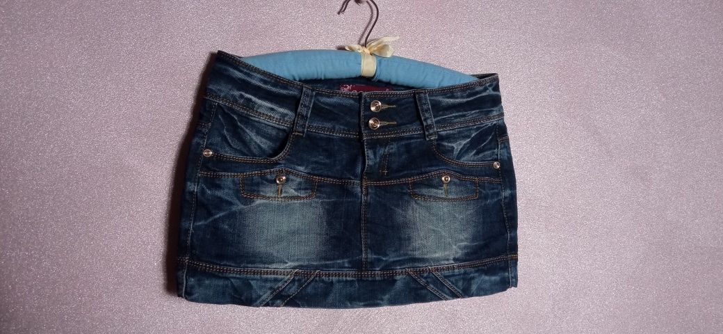 GOURD Spódniczka jeansowa mini S/M