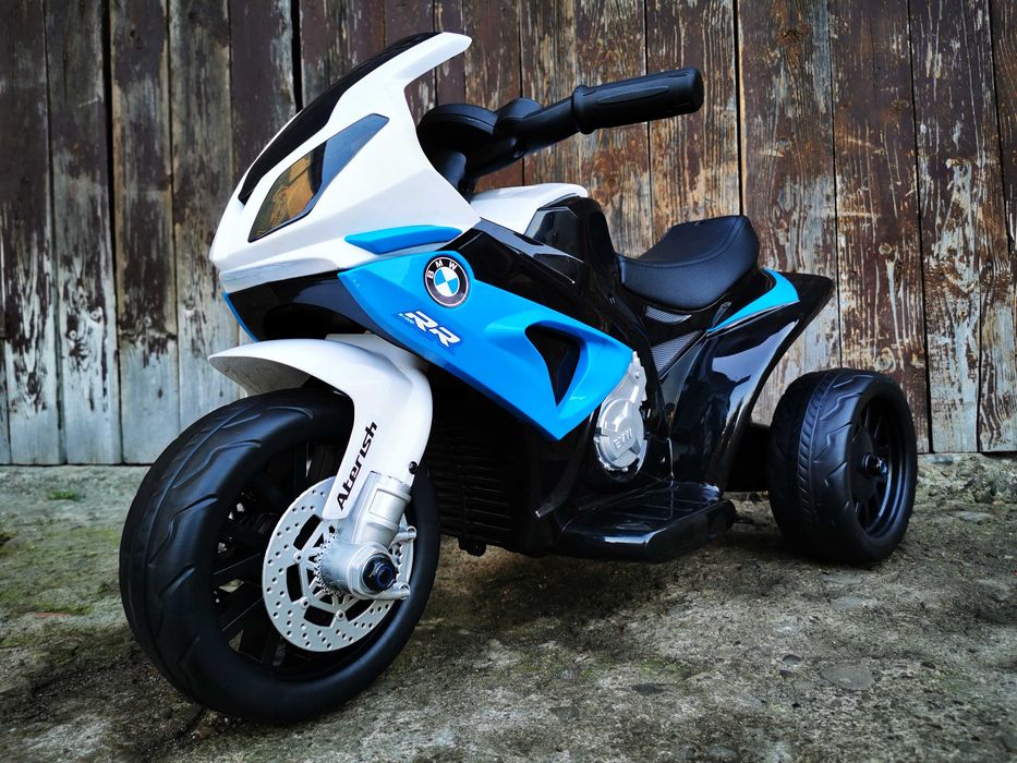 Motocykl BMW RR Ścigacz Elektryczny Trójkołowy Auto AKUMULATOR DZIECI