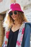 Kapelusz Bucket wild FLAMINGO od Naoko
