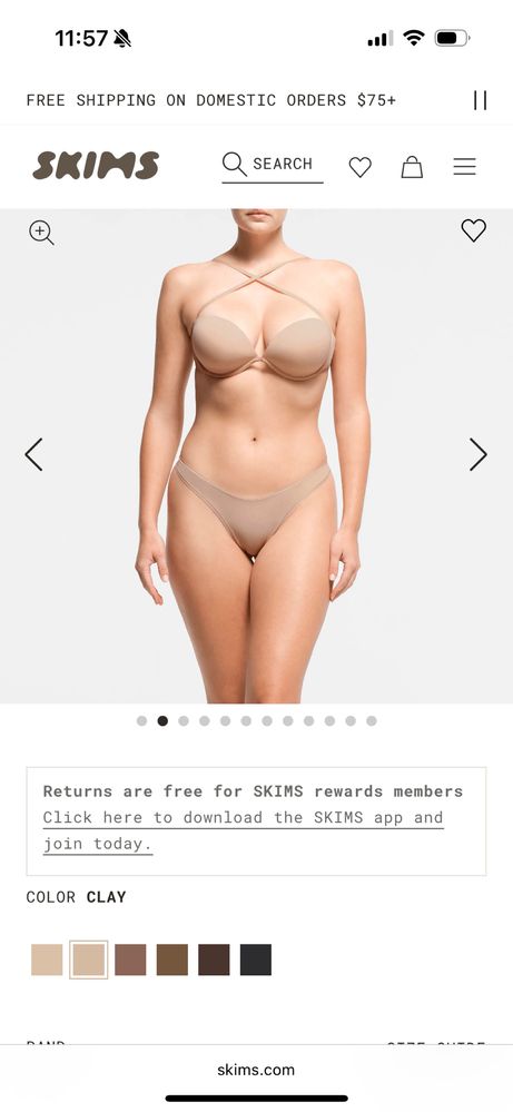 Skims multi way bra
