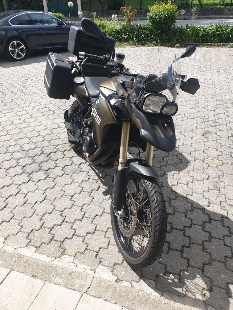 Bmw f800 gs com malas