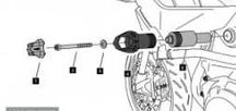 Crash pady czarne do BMW F900xr 2025