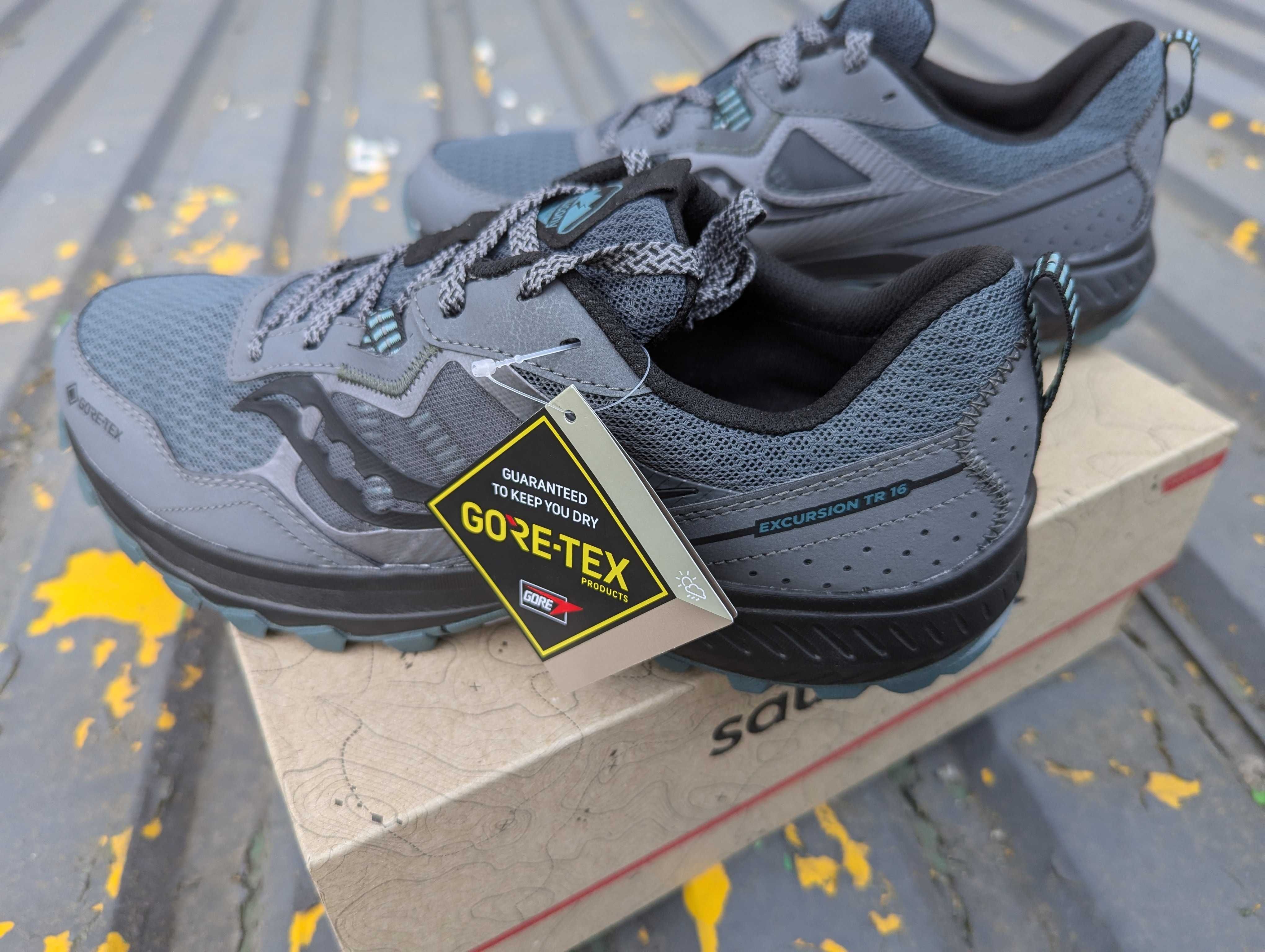 Saucony Excursion GTX® TR16 Gore-Tex. Мужские треккинговые кроссовки.