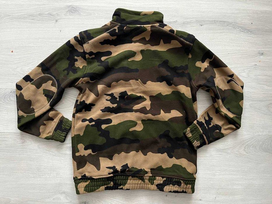 Кофта флісова Олива, чорна, камуфляж Dubon, Франція. (Флисовая)