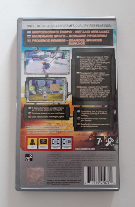 Jogo PSP  "Ratchet  & Clank - Size matters"