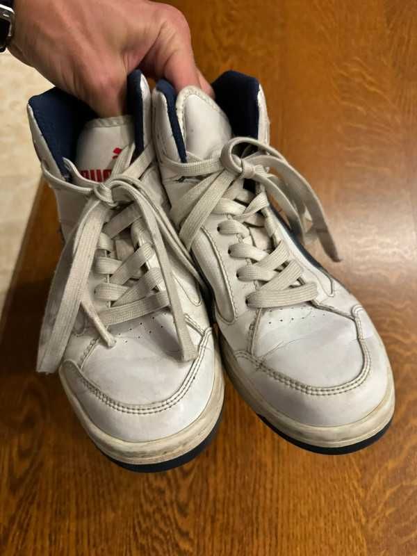 Buty Puma Rebound V2 Hi Junior White 37