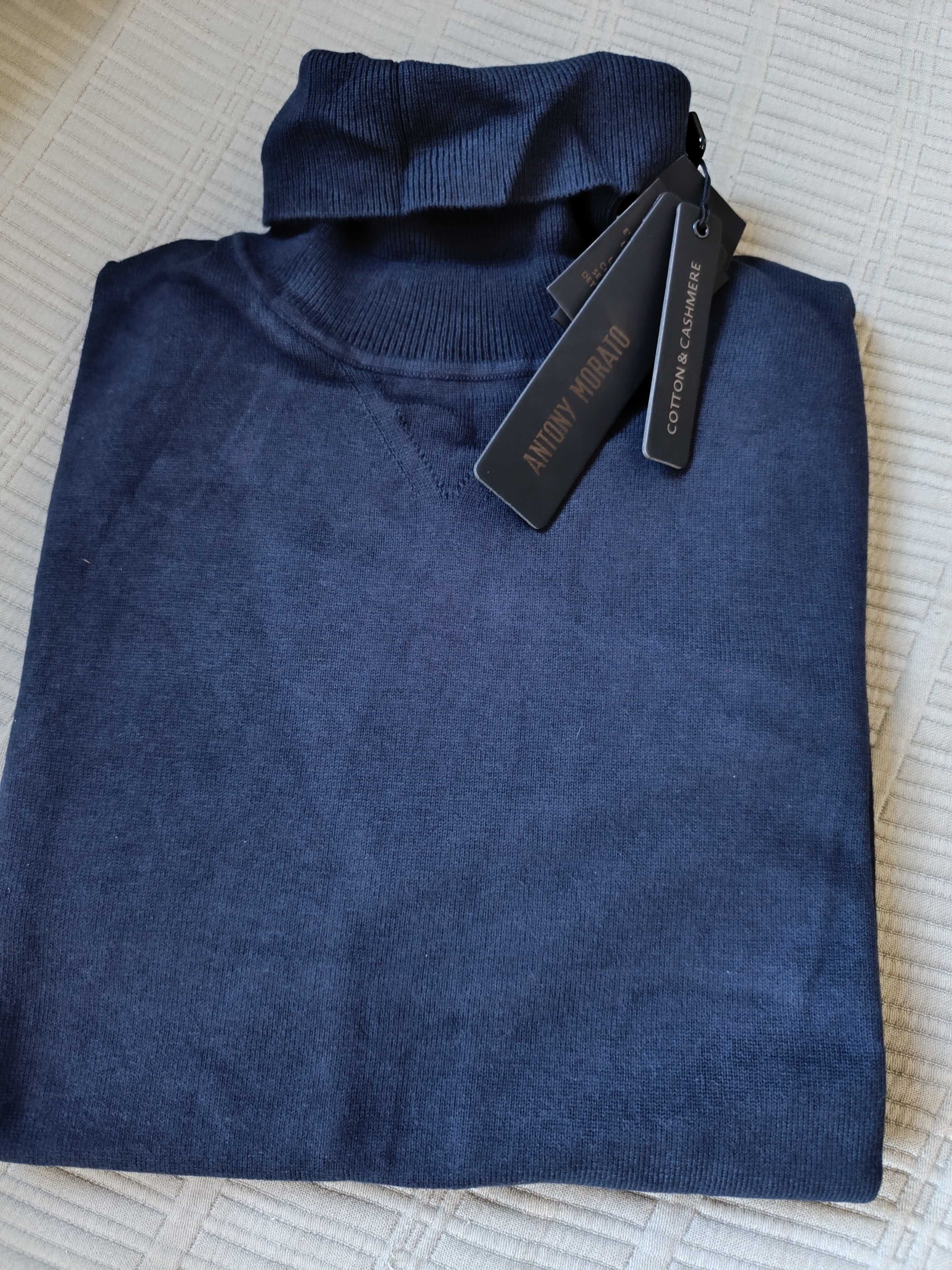 Camisola gola alta em Antony Morato Algodão e Caxemira