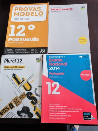 Livros preparação exame de Português 12