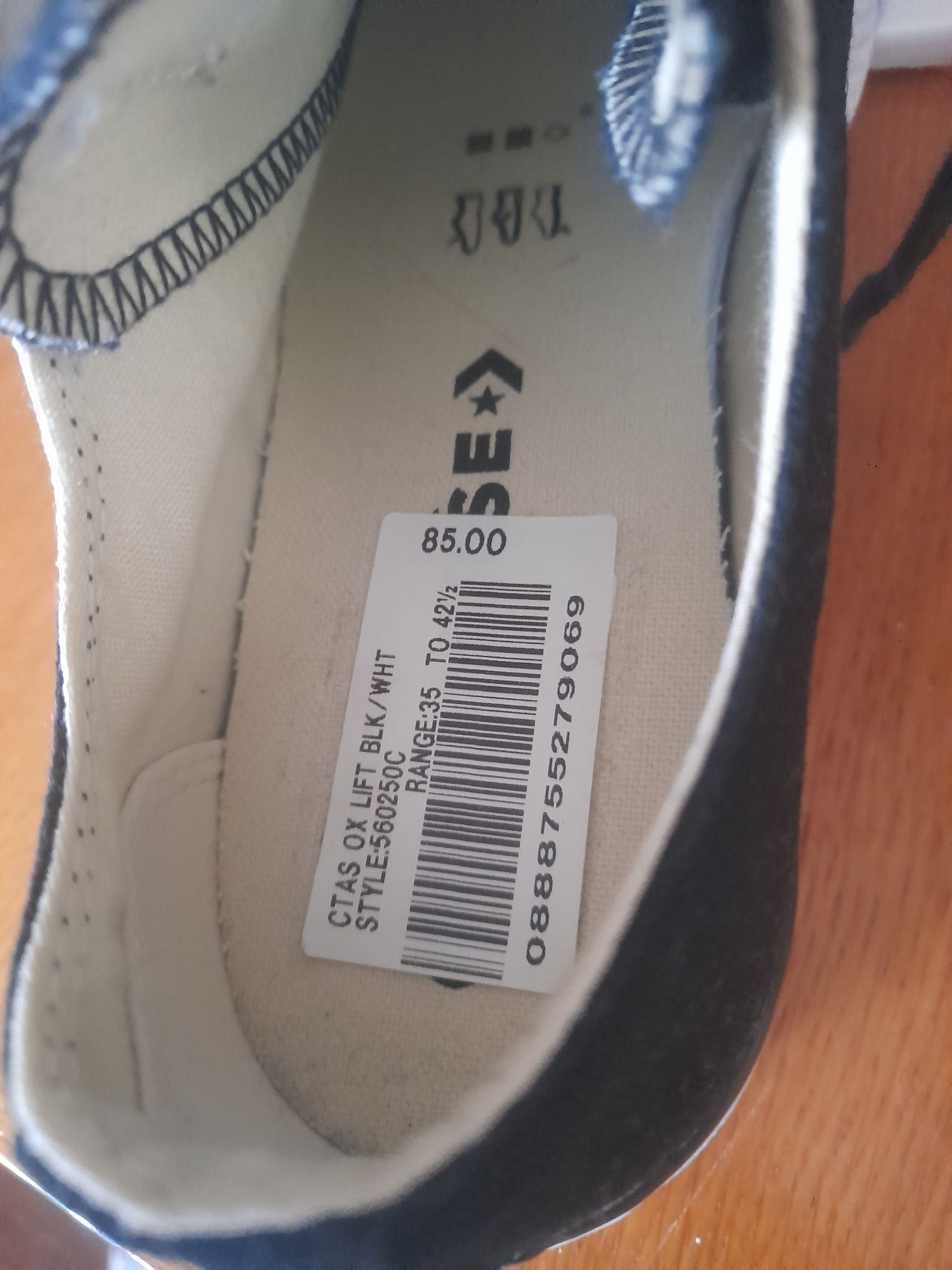 All Star pretos converse