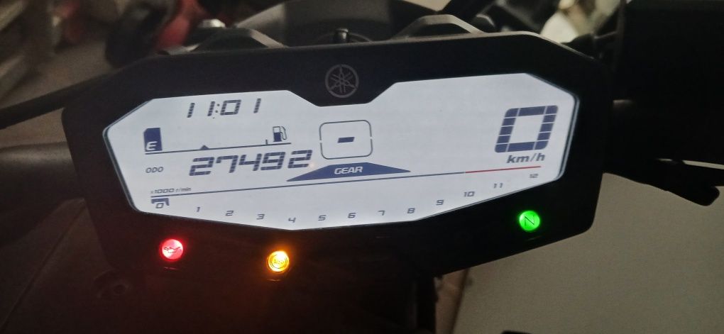 Yamaha mt 07  toda preta 55 kw