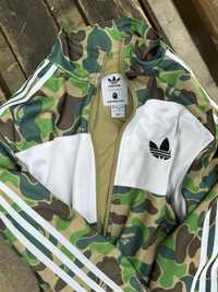 Bape adidas zip hoodie