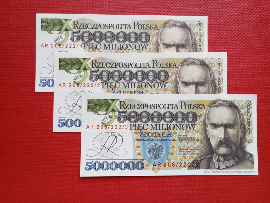 5.000000 zł 1995 st. 1 UNC