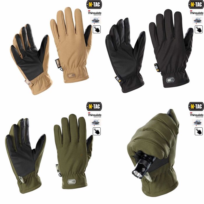 M-Tac теплі рукавички Soft Shell Thinsulate