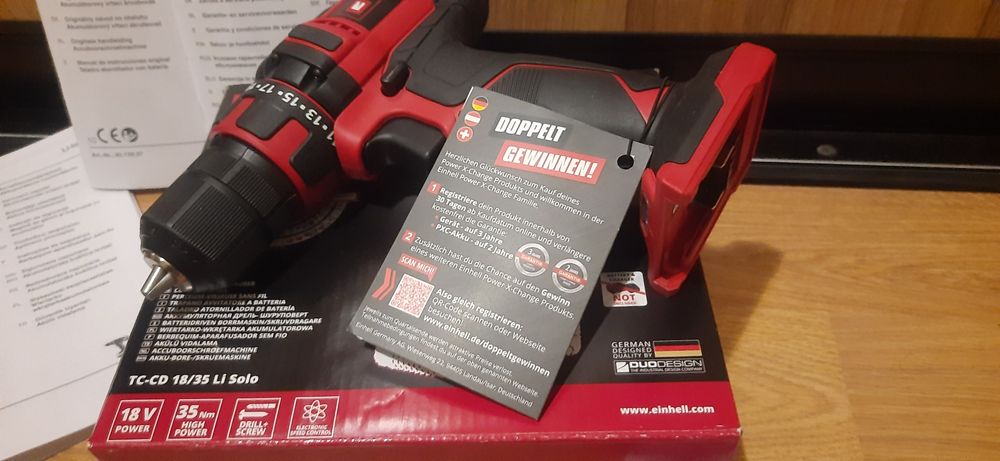 Шуруповерт Einhell TC-CD  18/35 li Solo
