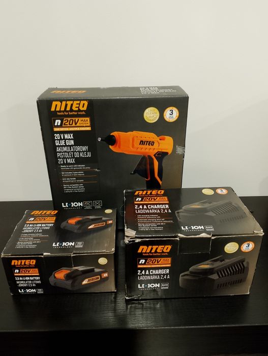 Pistolet do kleju akumulatorowy Niteo