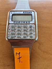 7,Zegarek QUARTZ męski z kalkulatorem.