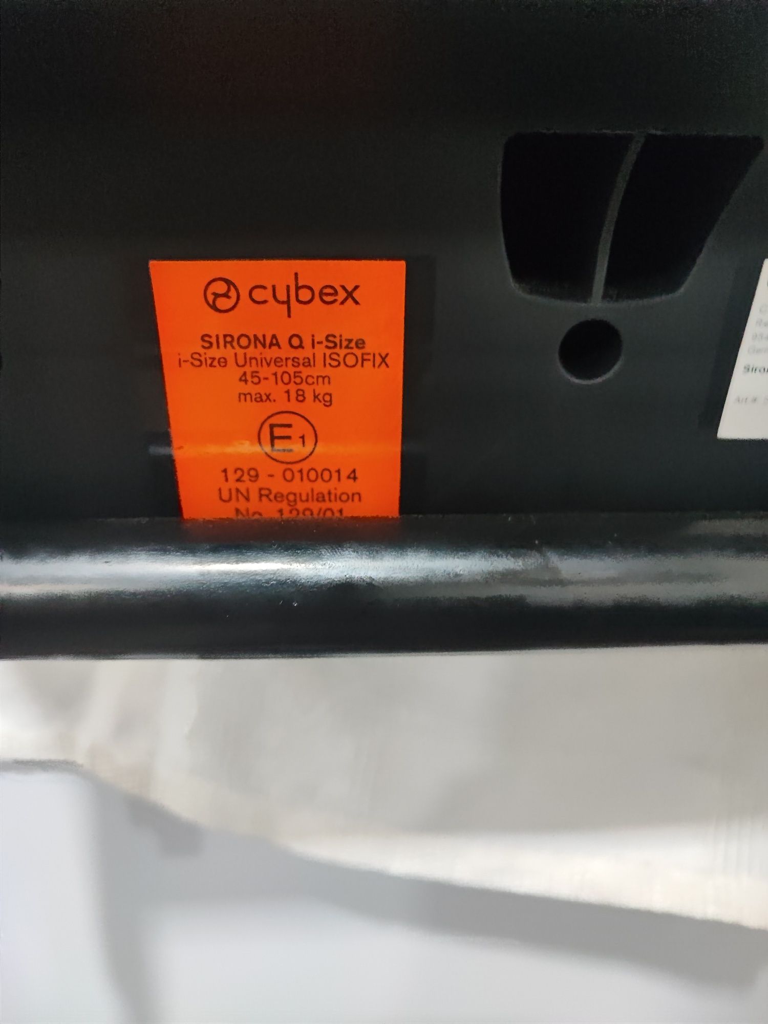 Cadeira cybex com isofix modelo sirona Q i-size