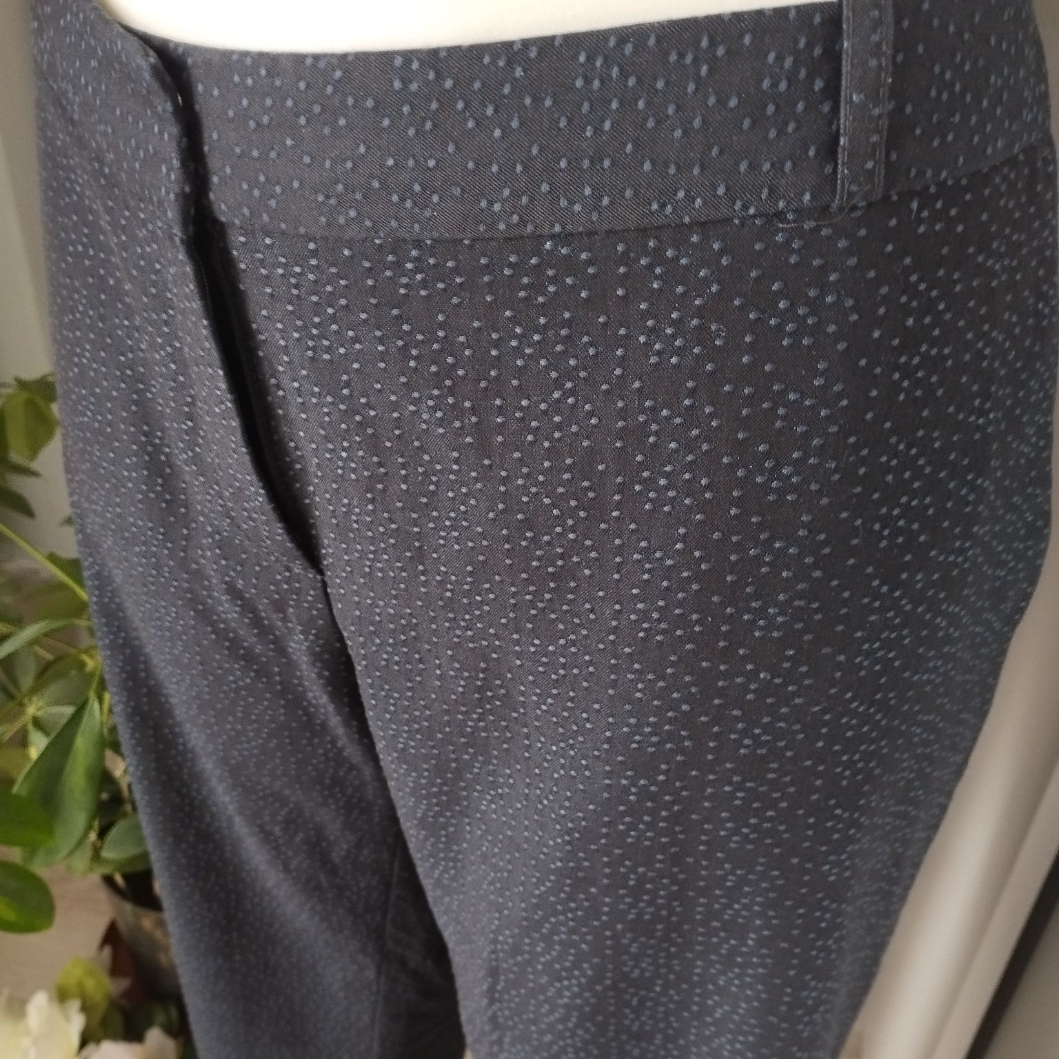 Eleganckie Spodnie Damskie Granatowe Next Woman - Rozmiar 42