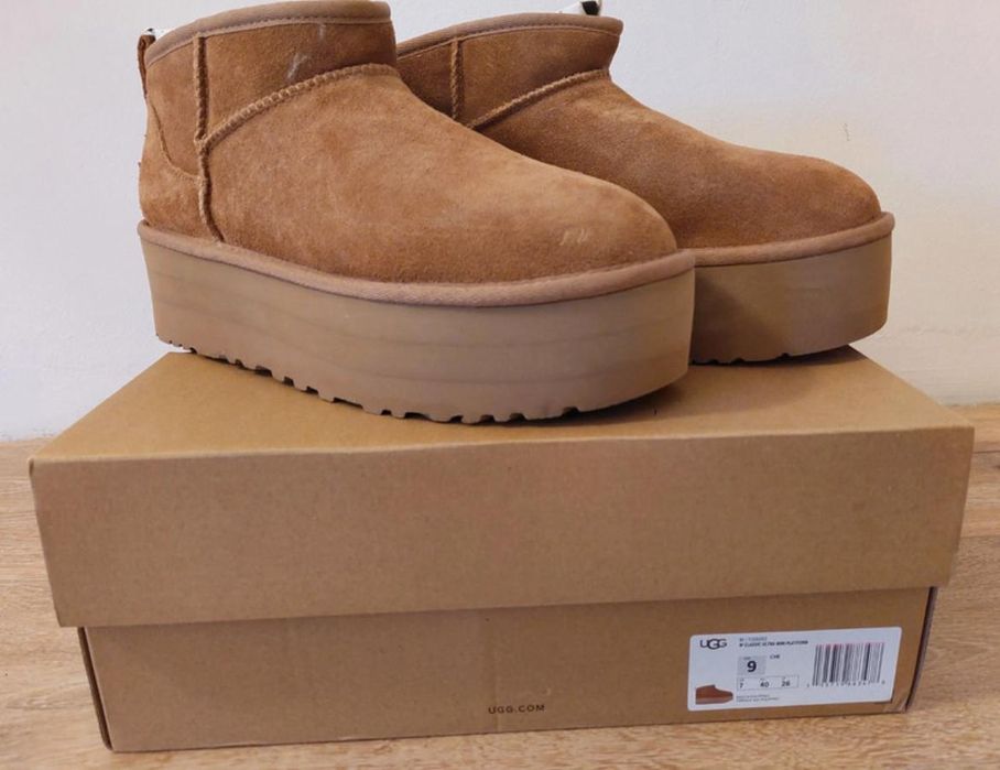 UGG klasyczne brazowe  buty jesienne zimowe sneakersy ocieplane nowe