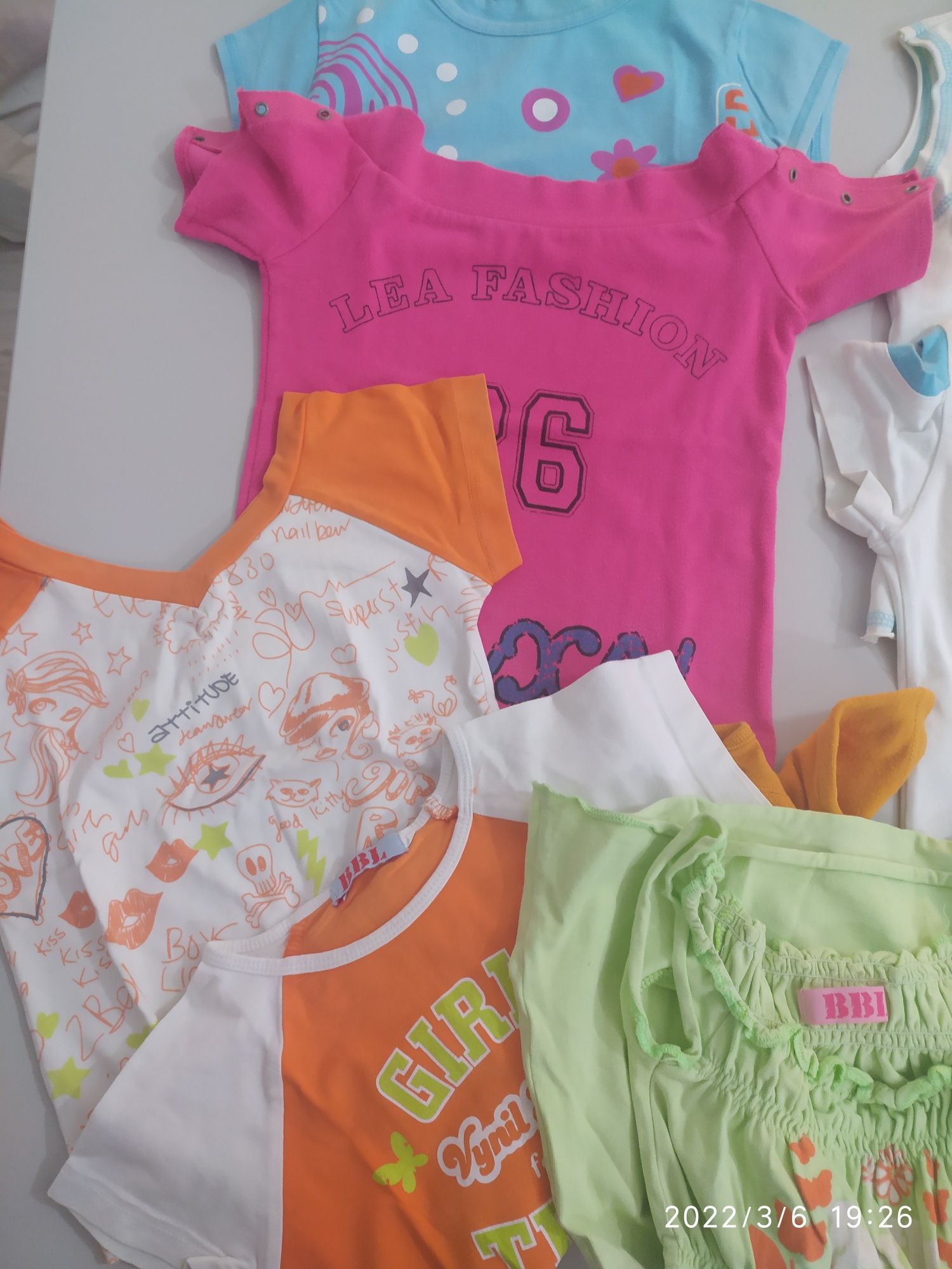 T-shirts menina 4/6 anos