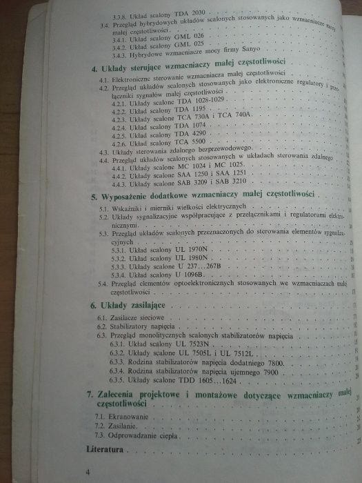 Układy scalone w sprzęcie elektroakustycznym, C.Rudnicki, wydanie I