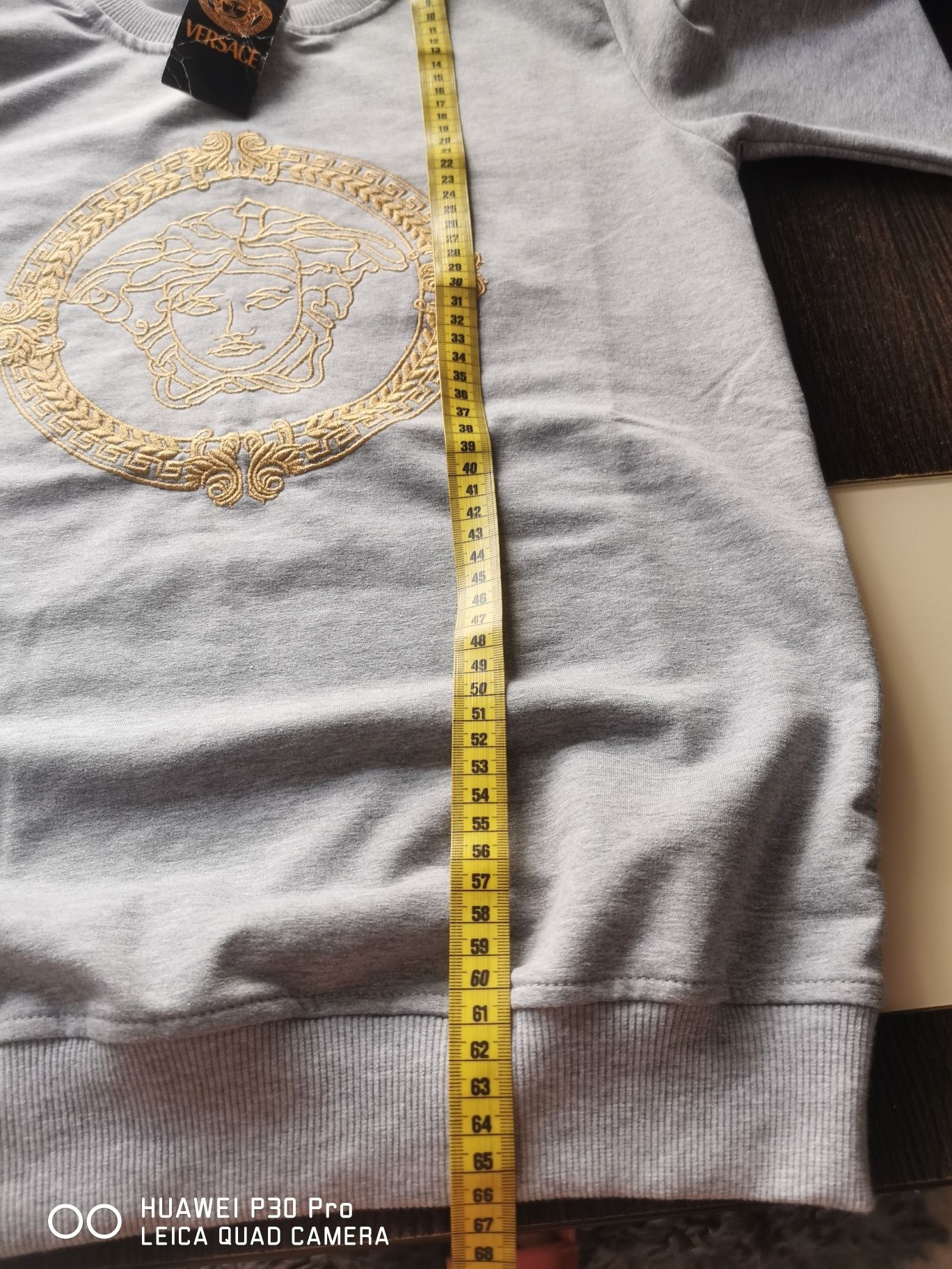 Versace Szara bluza damska S