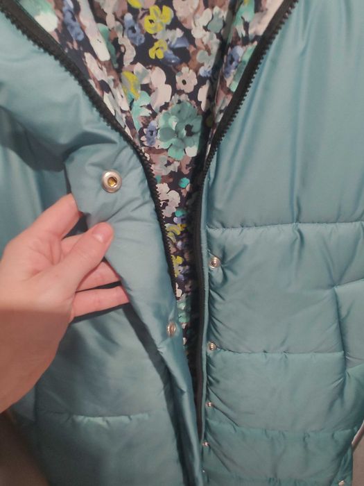 Długa kamizelka NAOKO z kwiatkami Lost Memories rozmiar L/XL