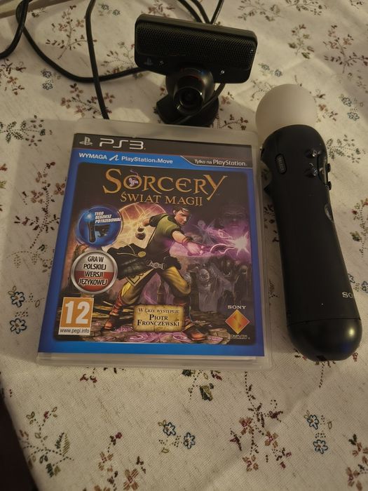 Gra PS3 świat magii pad move kamera