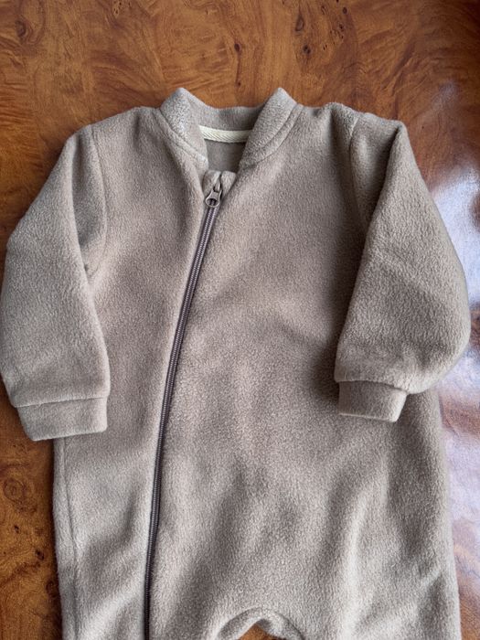 Чоловічок, ромпер, комбінезон на флісі для новонароджених