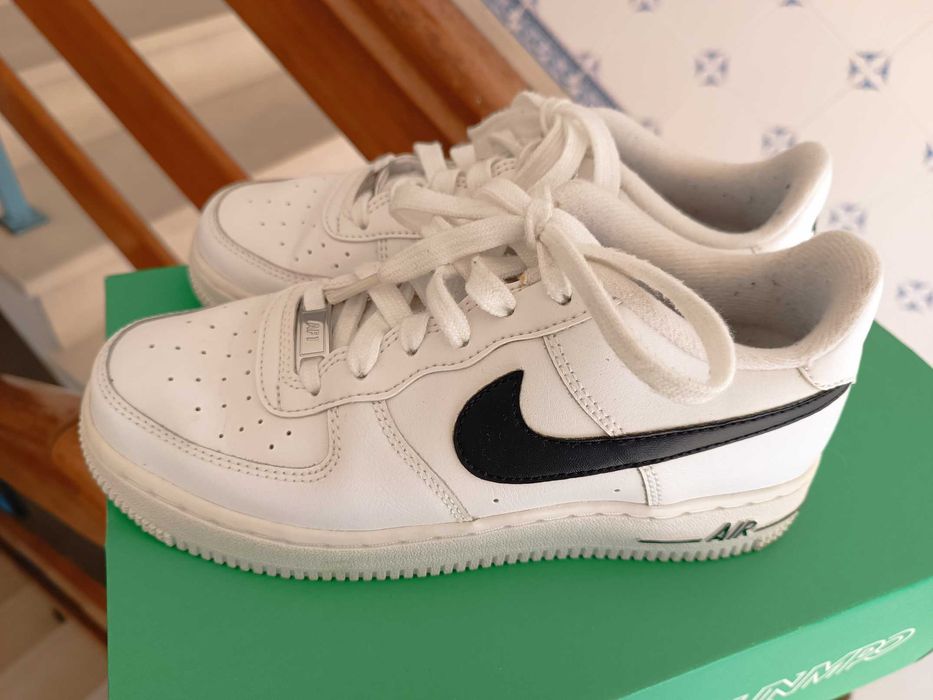 Nike Air Force 1 GS branco tamanho 36