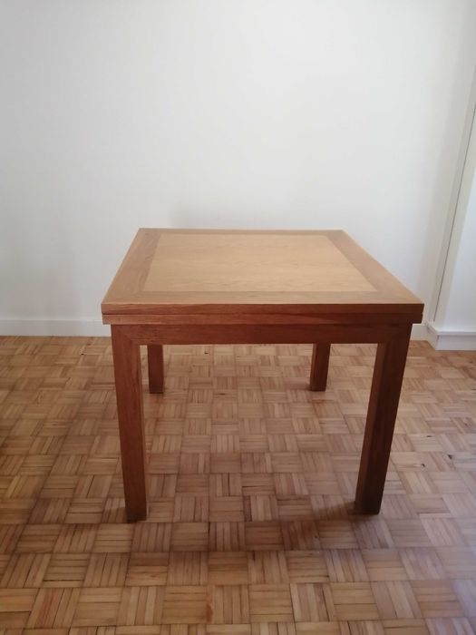 Mesa extensível de carvalho maciço