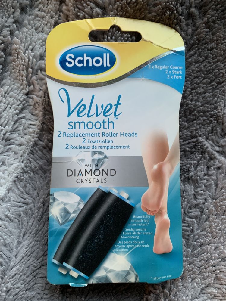 Scholl velvet  3 głowice obrotowe do pilnika elektrycznego