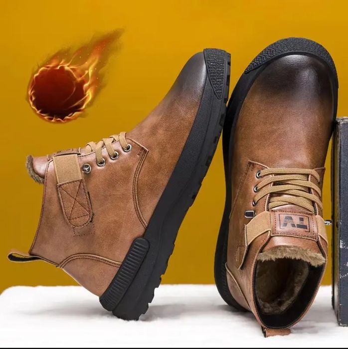 Чоловічі черевики зимові. Два кольори.