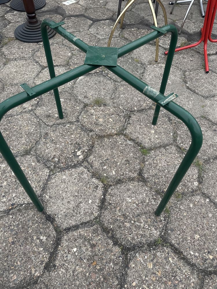 Postument sztaplowanyzielony do stolow, pod blaty fi 70/80 cm