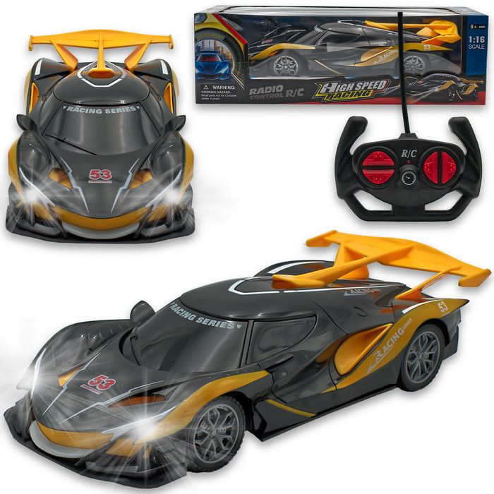 Samochód sportowy zdalnie sterowany auto na pilota r/c światła