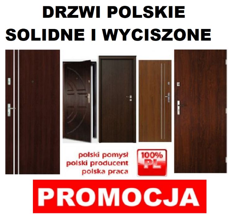 Drzwi wejściowe ZEWNĘTRZNE do mieszkania-Antywłamaniowe +MONTAŻ GRATIS