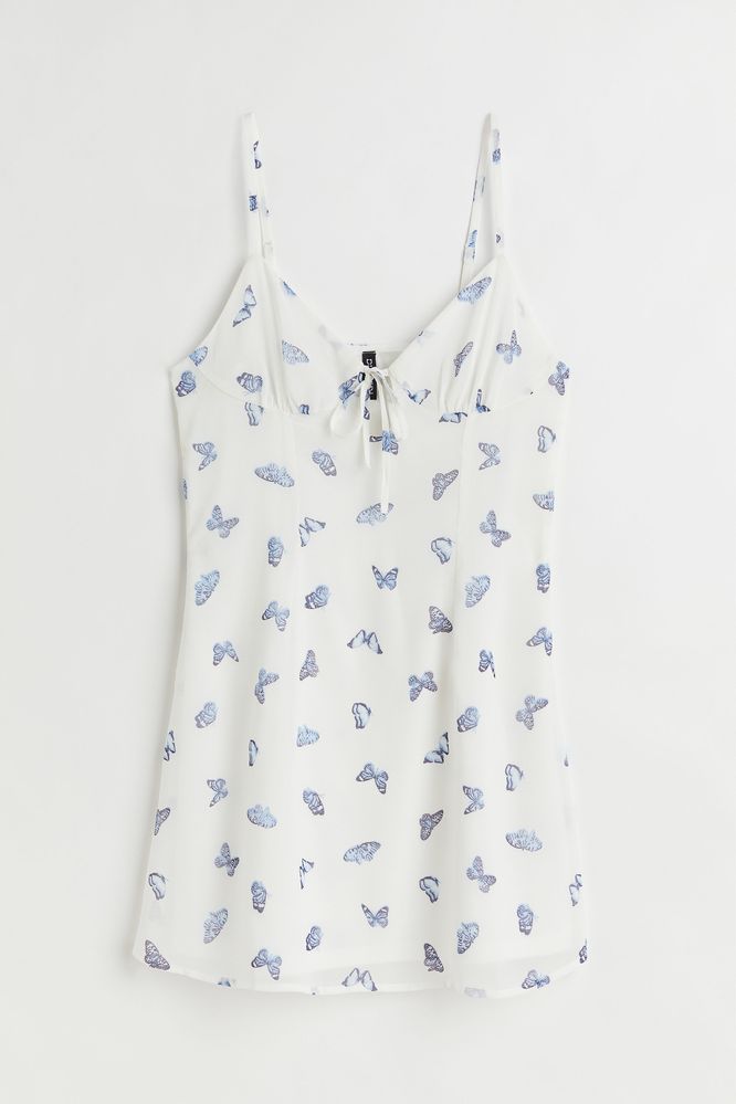 Легкий сарафан сукня білий в принт h&m / легкое платье сарафан в принт