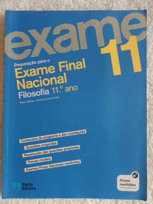 Preparação para o exame final nacional 2018 Filosofia 11º ano