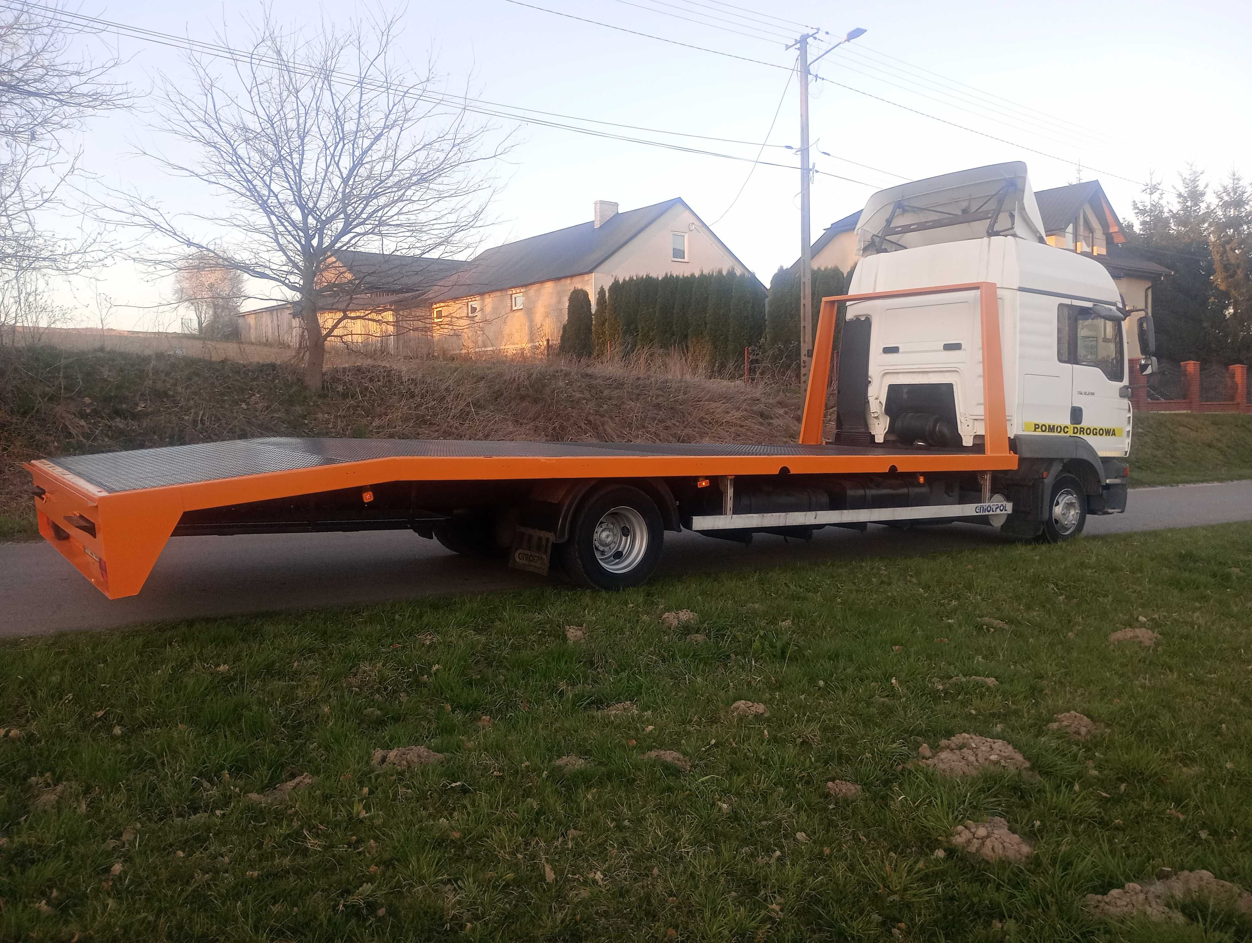 Zabudowa Najazd Laweta Autolaweta Pomoc Drogowa Man TGL 12.240 DMC 12T