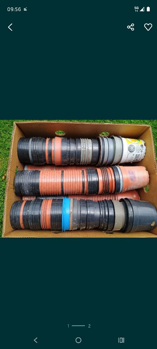 Doniczki produkcyjne rozsady 280 sztuk używane