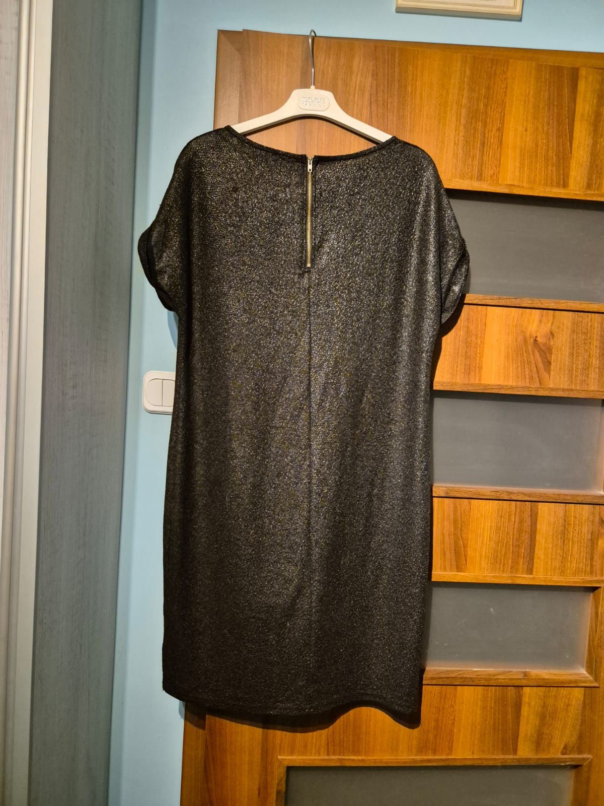 Czarna sukienka wieczorowa elegancka Black dress tanio cheap  pepco