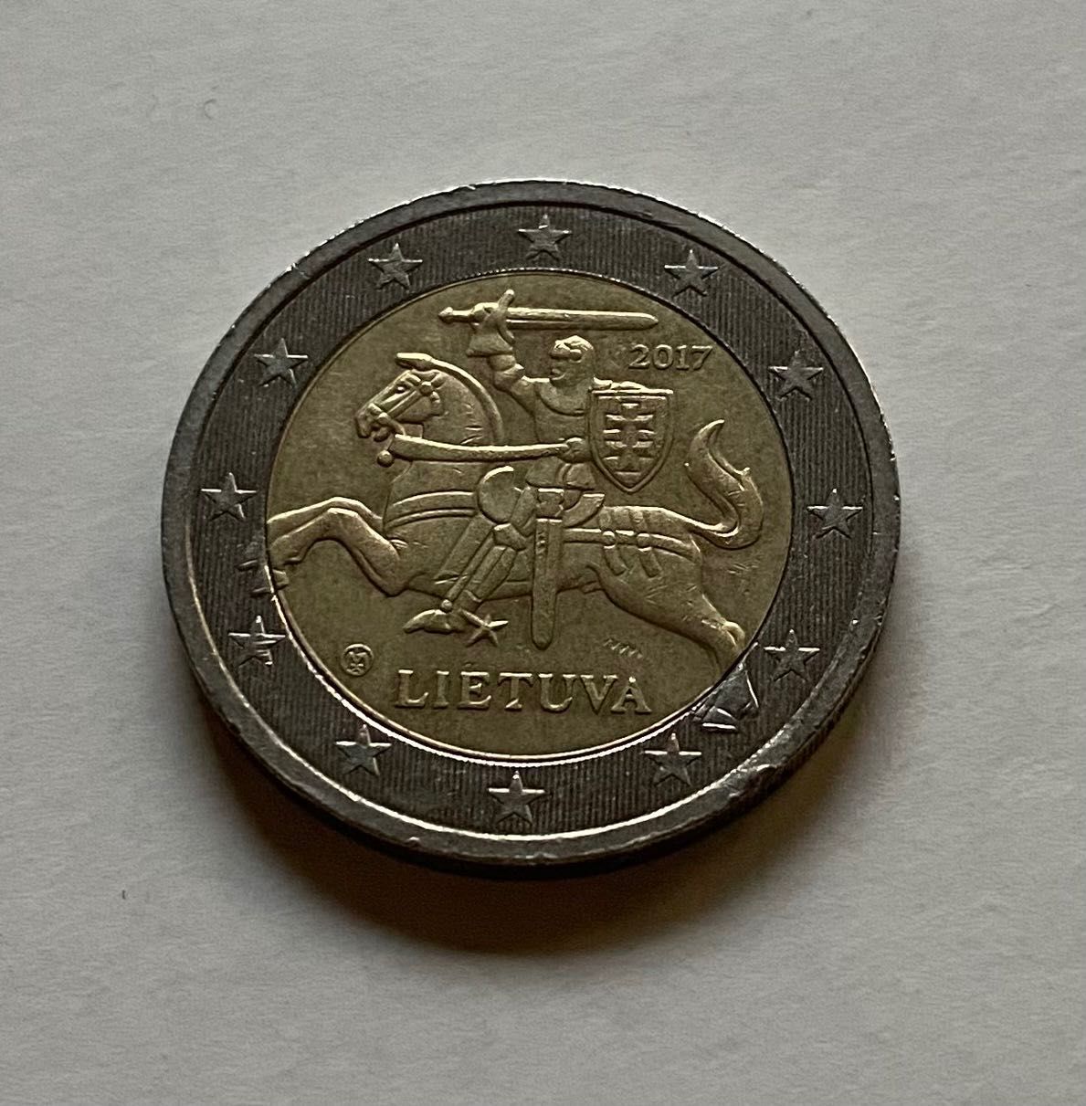 Moeda 2 Euros / 2€ - Lituânia - 2017