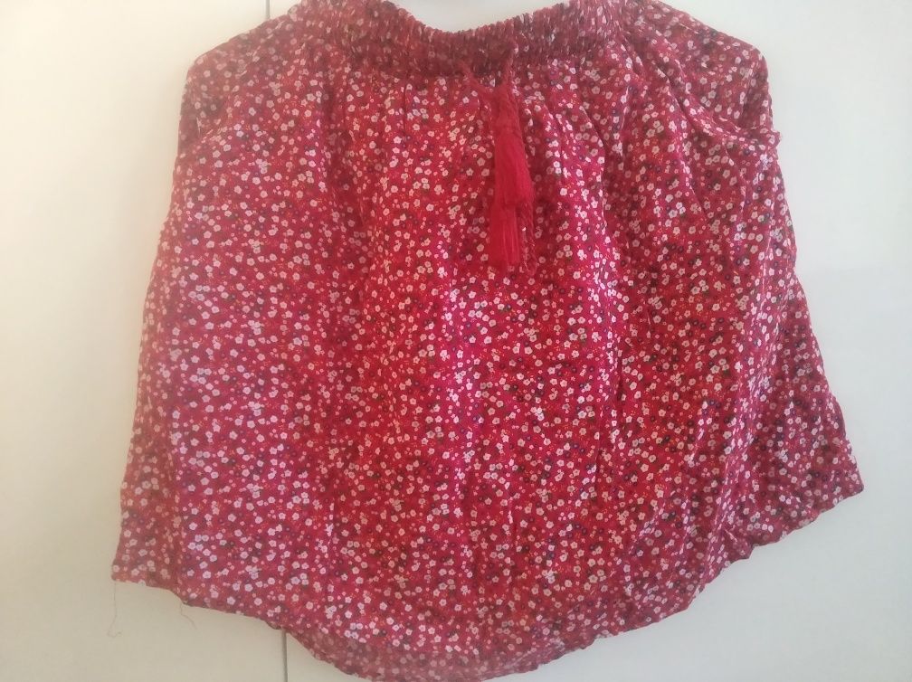 Spódniczka spódnica różowa w kwiatki Sinsay S