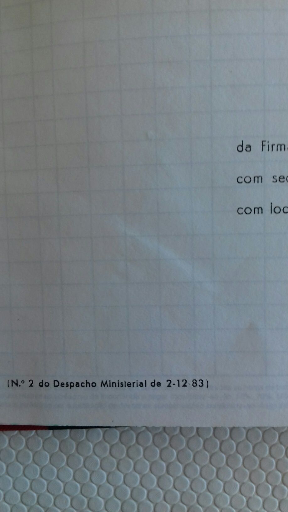 Livros de registos / Anos 90